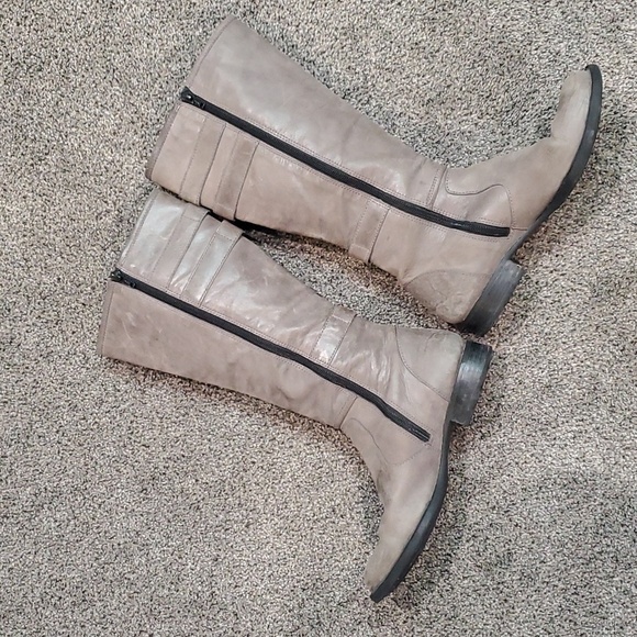 Born Women Attila  Comfort Leather Tall Riding Boots shoes sz 7.5 - Picture 8 of 14